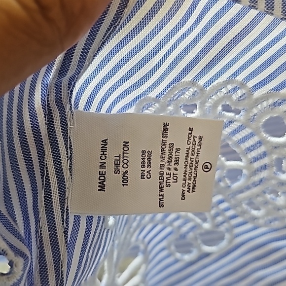 Theory Embroidery Button Down Shirt - Picture 6 of 7